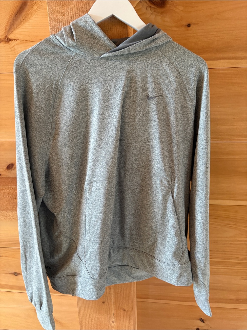 Nike Men’s Heather Gray Performance Hoodie